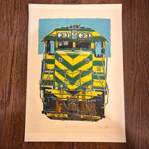 Robert Weaver "MKT 313" Lithograph Print - Printer's Proof 1 - 1977